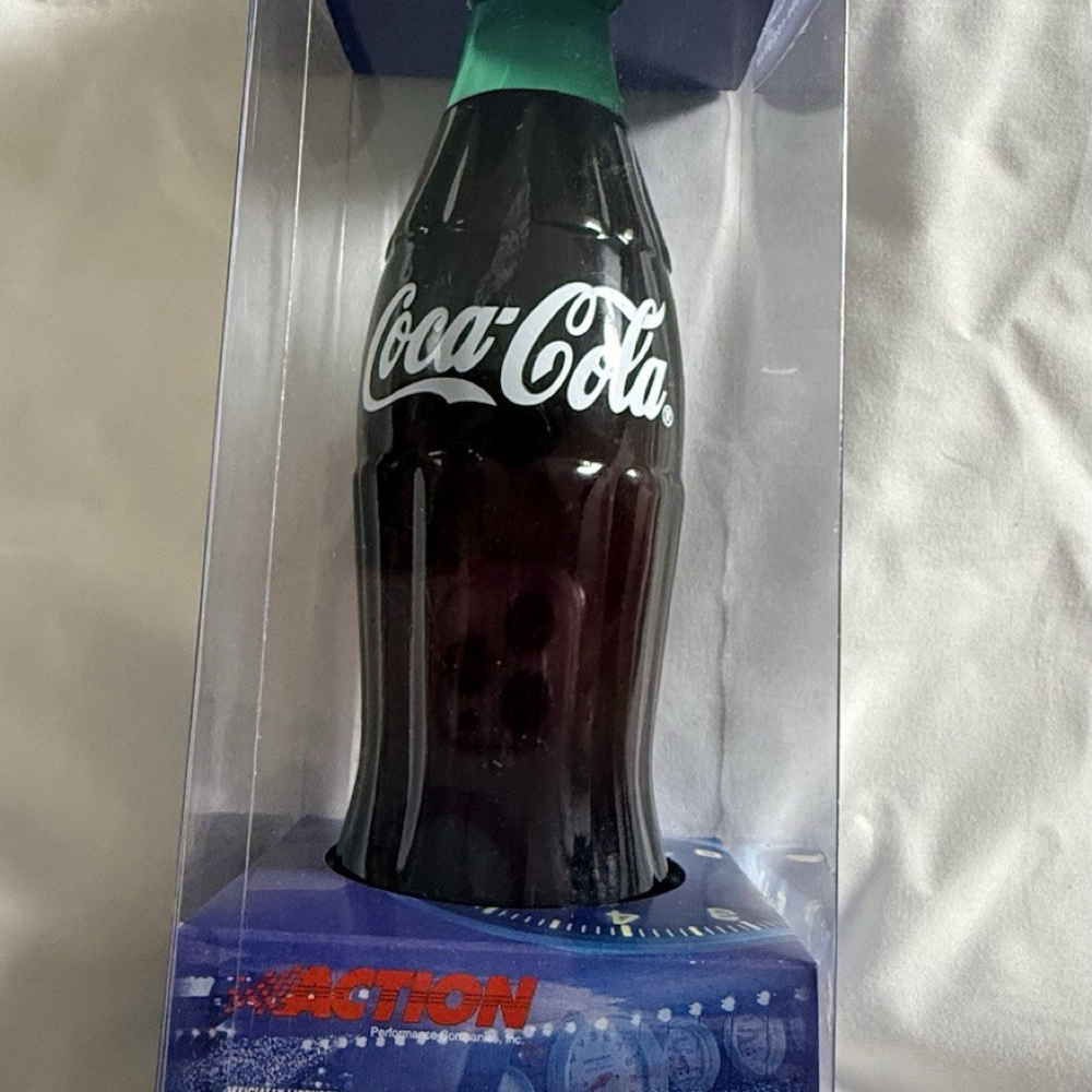 Bobby Labonte #18 Interstate Batteries Coca Cola Polar Bear 1:64 Car in Bottle!